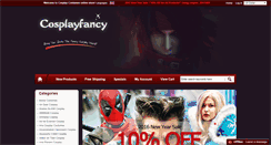 Desktop Screenshot of cosplayfancy.com